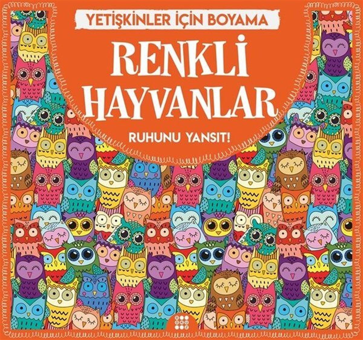 Renkli Hayvanlar - Yetişkinler İçin Boyama